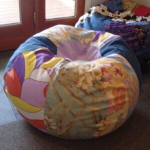 Beach Bean Bag Cover Only
